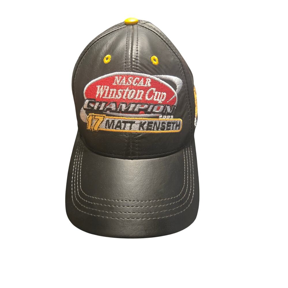 Matt Kenseth #17 NASCAR Winston Cup Champion DeWalt Genuine Leather Hat